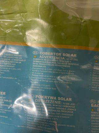 Cobertor piscina Intex Krystal Clear