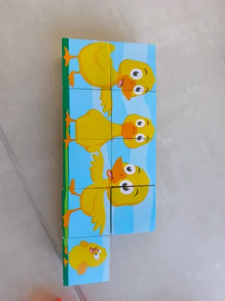 Rompecabezas Playtive Madera Animales 9 Piezas