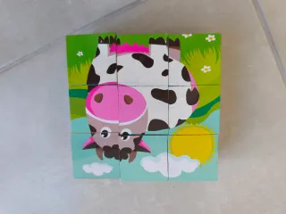 Rompecabezas Playtive Madera Animales 9 Piezas