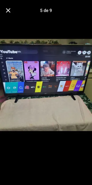 Televisor LG 43  Negro smart wifi 4k