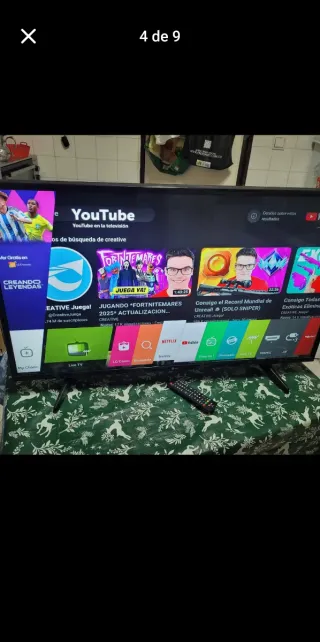 Televisor LG 43  Negro smart wifi 4k