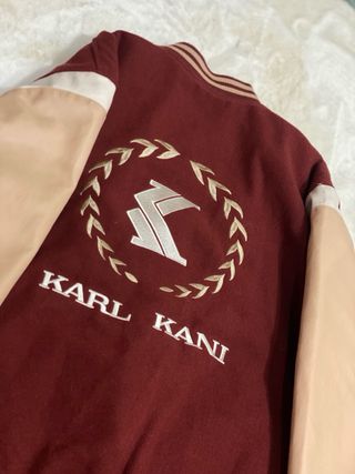 Chaqueta Karl Kani Varsity Burdeos Talla L