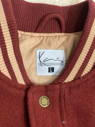 Chaqueta Karl Kani Varsity Burdeos Talla L