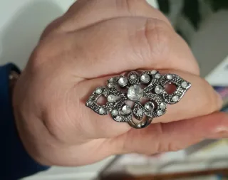 Anello donna etnico con strass