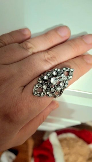 Anello donna etnico con strass