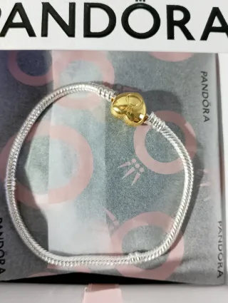Pulsera plata,  con Caja  incluida