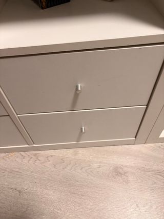 2 Muebles estanterias Kallax Ikea Blanco