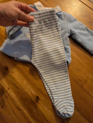 Conjunto bebé COCONUT azul con patos