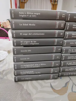 18 libros historia universal salvat el pais