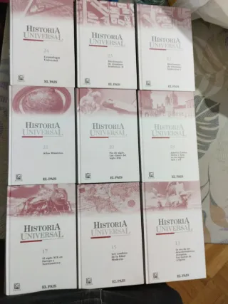 18 libros historia universal salvat el pais