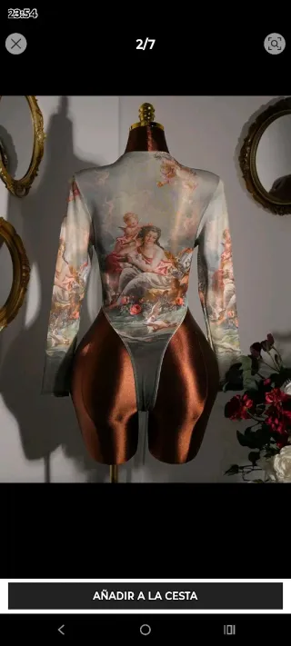 Body estampado sexy talla única