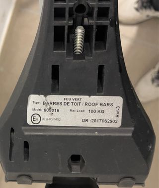 Barras portaequipajes para SUV