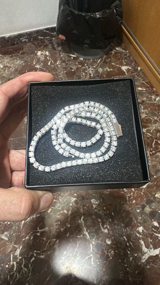 Collar Moissanitas Plata