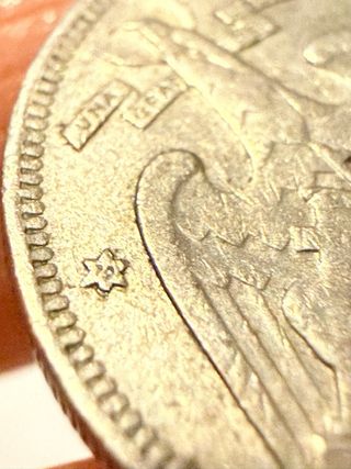 Moneda 5 Pesetas Franco 1957