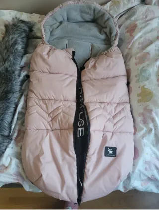 Saco de silla universal invierno rosa