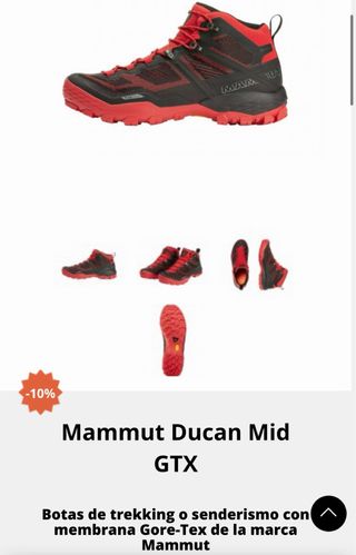 Botas Montaña Mammut Gore-Tex modelo Ducan Mid