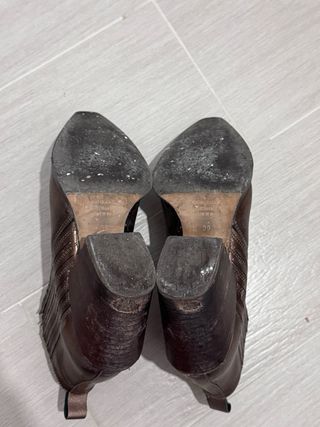 Botines cowboy Pedro Miralles marrón/dorado