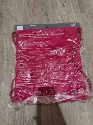 Bolsa de gimnasio Puma rosa