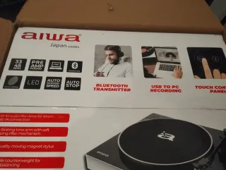 Tocadiscos Aiwa APX-680BT Negro