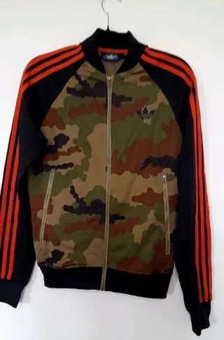 Chaqueta Adidas Camuflaje Naranja