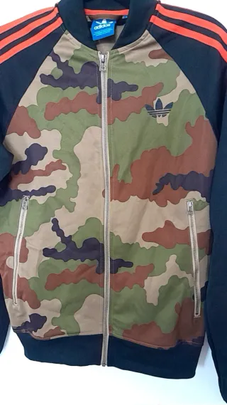 Chaqueta Adidas Camuflaje Naranja