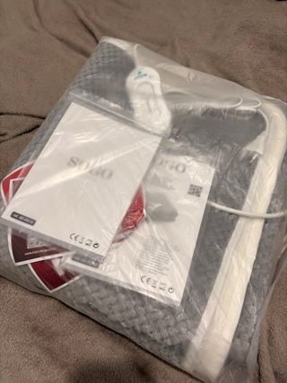 Manta Eléctrica Sogo 150x80cm Gris.