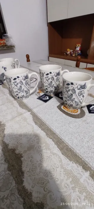 Set Tazze Tisana Ceramica