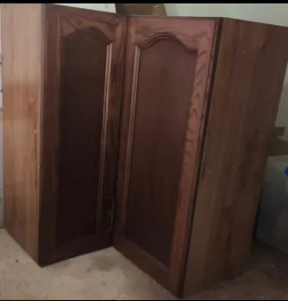 Muebles de cocina madera oscura