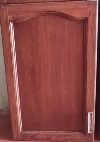 Muebles de cocina madera oscura