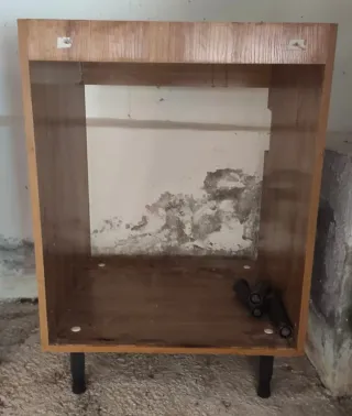 Muebles de cocina madera oscura