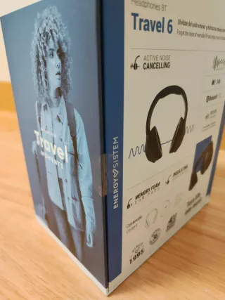 Cascos Bluetooth Energy Sistem Travel 6 Negros