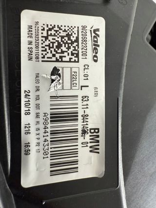 Faros Full LED Adaptive para BMW F22 M2 F87 LCI