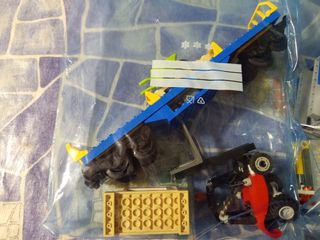 Lego Tren Vagón Grúa y Servicio