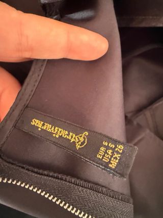 Vestido Negro Stradivarius talla S estilo satinado