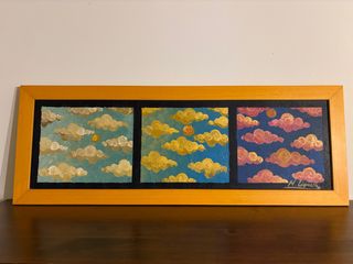 Cuadro Mónica Lignelli Nubes Sol