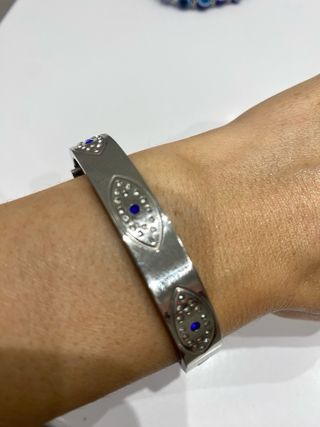 Lote 4 pulseras: 3 con ojo turco