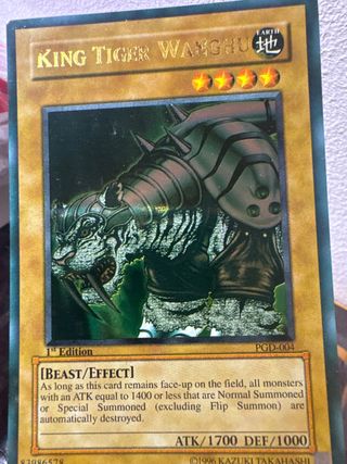 Carta Yu-Gi-Oh! King Tiger Wanghu Ingles
