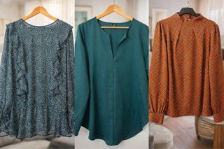 Lote 3 blusas manga larga T.44/XL