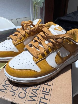Nike Dunk Low Amarillas Talla 36