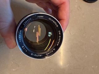 Objetivo Olympus om 55mm f/1.2