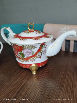 Juego de té francés vintage porcelana