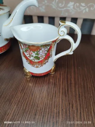 Juego de té francés vintage porcelana