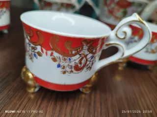 Juego de té francés vintage porcelana