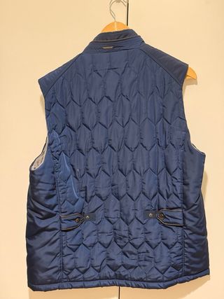 Chaleco Cortefiel Azul y Gris