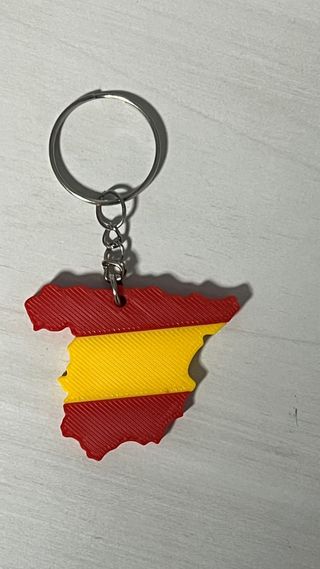 Llavero Mapa España solidario
