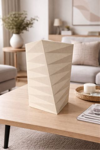 Vaso Cedrick geometrico moderno in PLA 3D