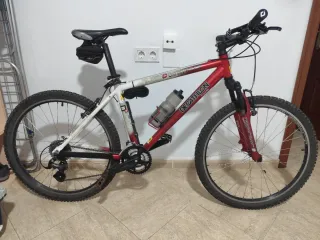 Bicicleta Montaña Decathlon Roja