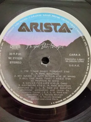 Vinilo Whitney Houston I'm Your Baby Tonight