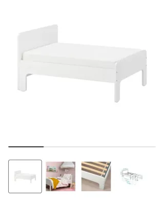 Cama infantil blanca