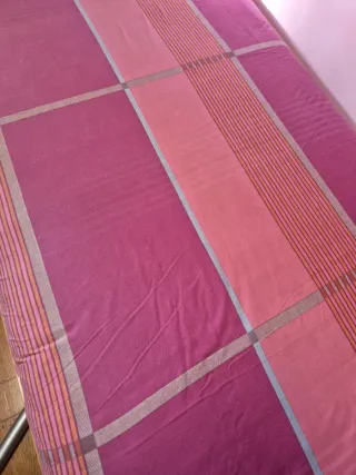 Funda nórdica cama de 90 cm.  rosa y morada.